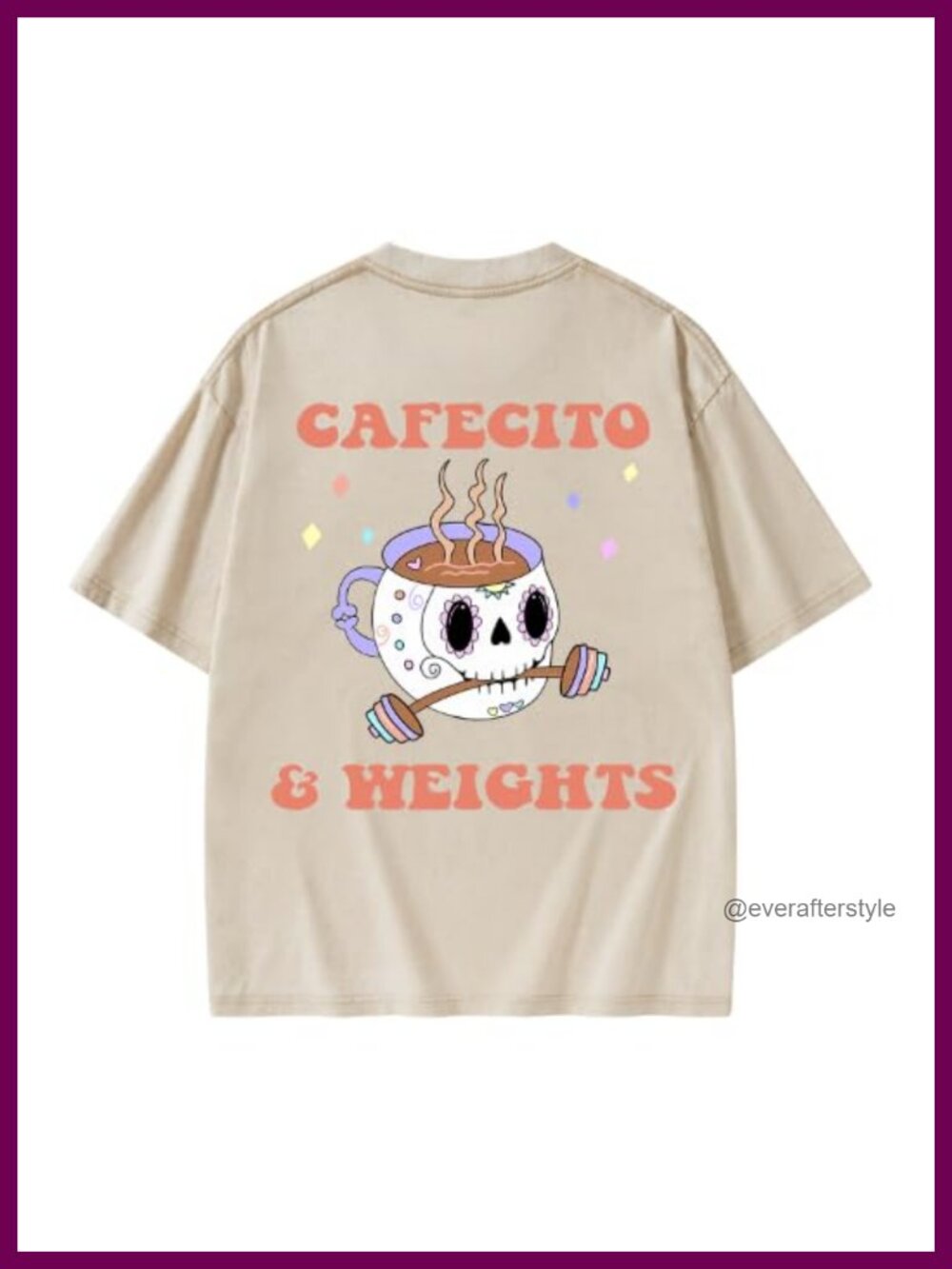 Funny Gym T-Shirt Women Crew Neck Short Sleeve Cotton Blend Oversized Graphic